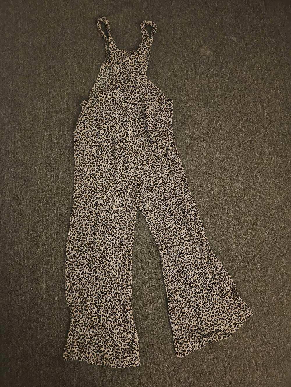 Jodifl Leopard Print Wide-Leg Jumpsuit – Size Small - Picture 3 of 4